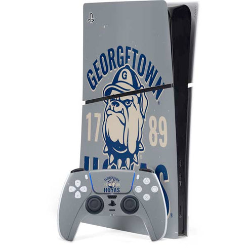 Georgetown University Hoyas 1789 PS5 Slim Digital Edition Console Skin