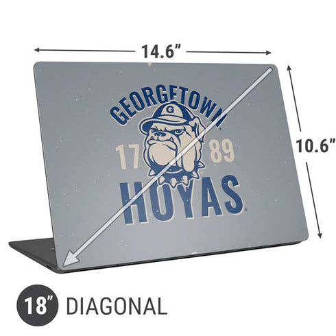 Georgetown University Hoyas 1789 Universal Laptop 18in (14.6 x 10.6in) Skin