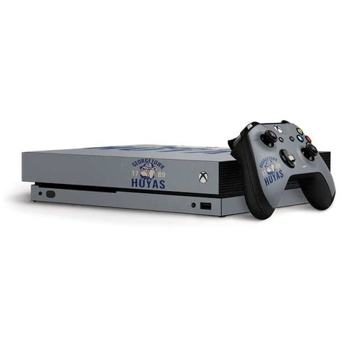 Georgetown University Hoyas 1789 Xbox One X Bundle Skin
