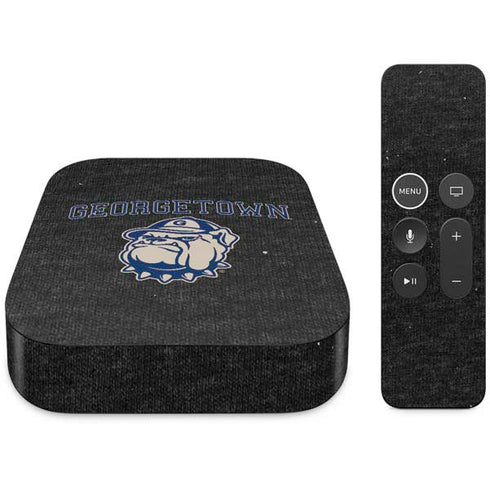 Georgetown University Hoyas Bulldog Apple TV Skin