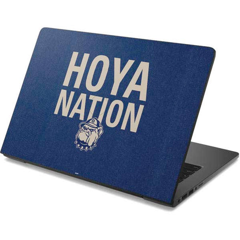 Georgetown University Hoyas Bulldog Dell Chromebook Skin