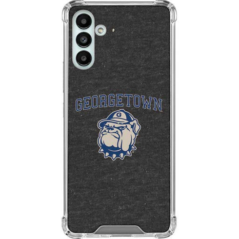 Georgetown University Hoyas Bulldog Galaxy A13 5G Clear Case