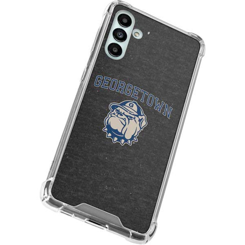 Georgetown University Hoyas Bulldog Galaxy A13 5G Clear Case