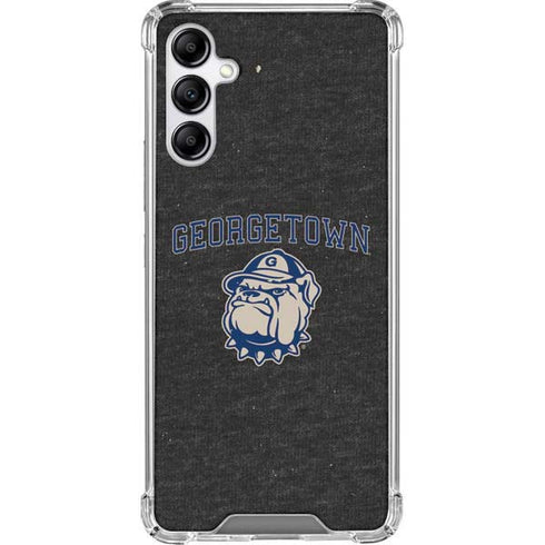 Georgetown University Hoyas Bulldog Galaxy A14 5G Clear Case