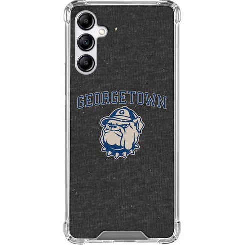 Georgetown University Hoyas Bulldog Galaxy A15 5G Clear Case