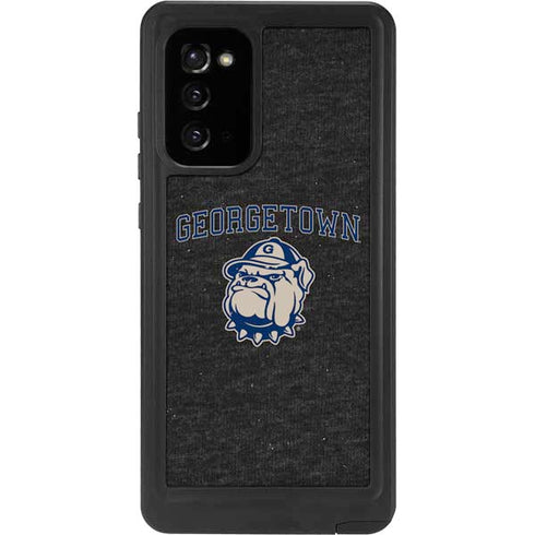 Georgetown University Hoyas Bulldog Galaxy Note20 5G Waterproof Case