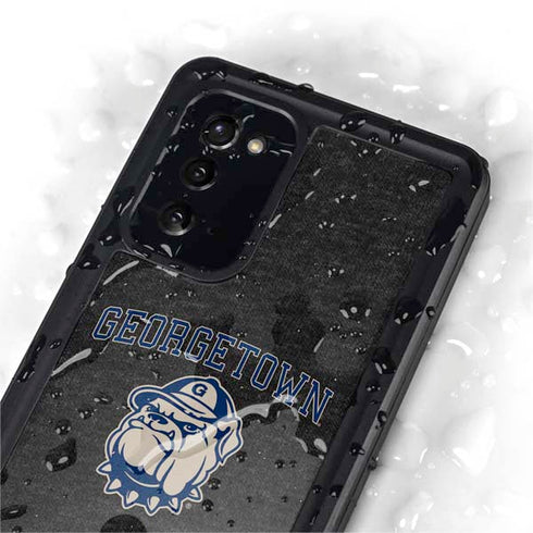 Georgetown University Hoyas Bulldog Galaxy Note20 5G Waterproof Case