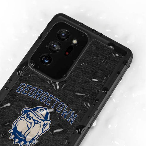Georgetown University Hoyas Bulldog Galaxy Note20 Ultra 5G Waterproof Case