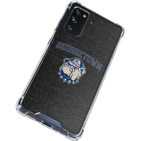 Georgetown University Hoyas Bulldog Galaxy S20 FE Clear Case