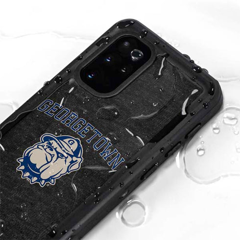 Georgetown University Hoyas Bulldog Galaxy S20 Plus Waterproof Case