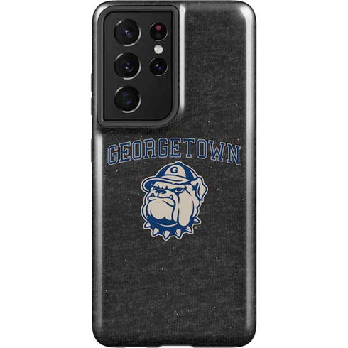 Georgetown University Hoyas Bulldog Galaxy S21 Ultra 5G Pro Case