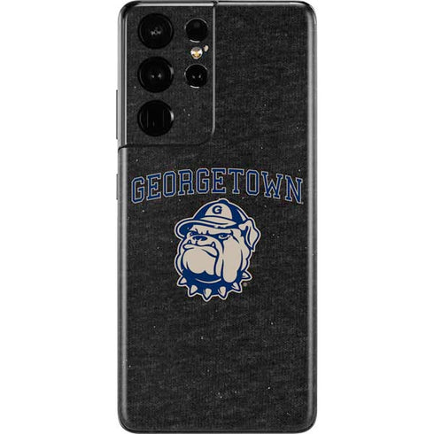 Georgetown University Hoyas Bulldog Galaxy S21 Ultra 5G Skin