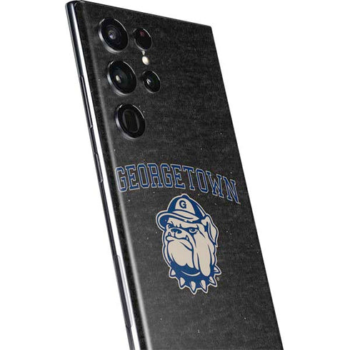 Georgetown University Hoyas Bulldog Galaxy S22 Ultra Skin