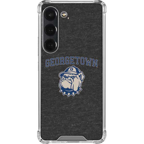 Georgetown University Hoyas Bulldog Galaxy S23 Clear Case