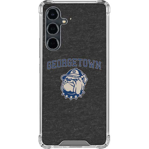 Georgetown University Hoyas Bulldog Galaxy S23 FE Clear Case