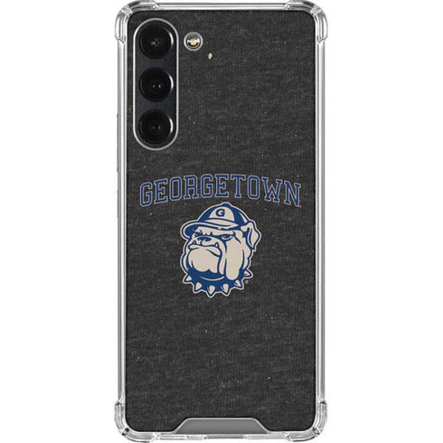 Georgetown University Hoyas Bulldog Galaxy S23 Plus Clear Case