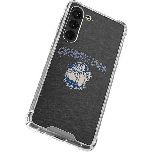 Georgetown University Hoyas Bulldog Galaxy S23 Plus Clear Case