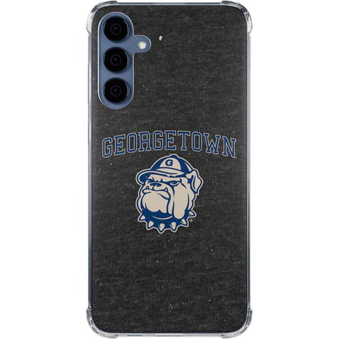 Georgetown University Hoyas Bulldog Galaxy S24 Clear Case