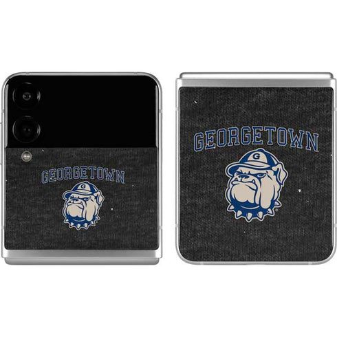 Georgetown University Hoyas Bulldog Galaxy Z Flip4 5G Skin