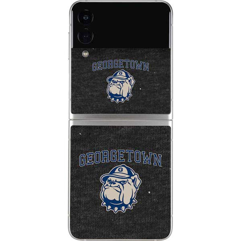 Georgetown University Hoyas Bulldog Galaxy Z Flip4 5G Skin