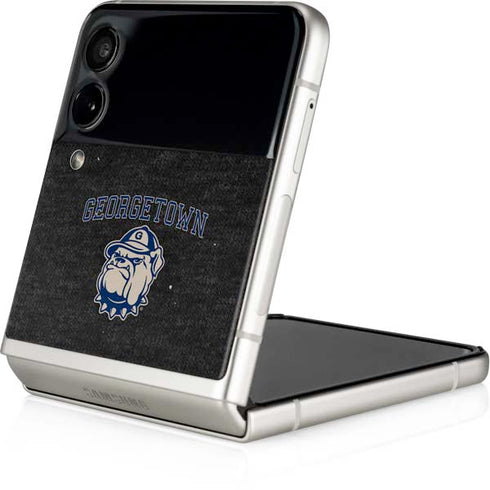 Georgetown University Hoyas Bulldog Galaxy Z Flip4 5G Skin