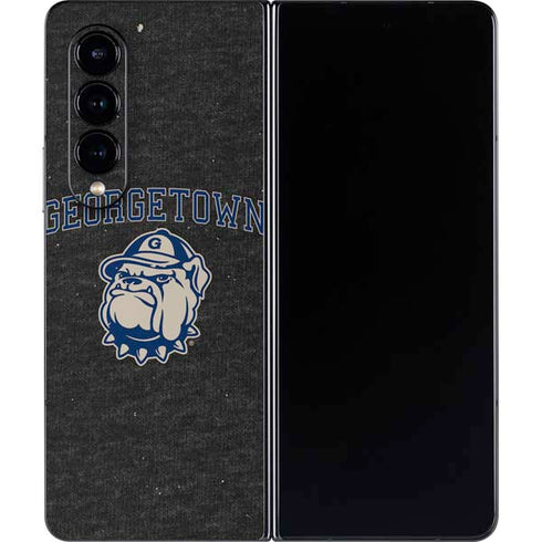 Georgetown University Hoyas Bulldog Galaxy Z Fold4 5G Skin