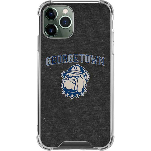 Georgetown University Hoyas Bulldog iPhone 11 Pro Max Clear Case
