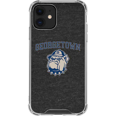 Georgetown University Hoyas Bulldog iPhone 12 Mini Clear Case