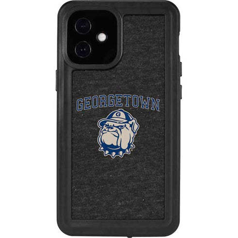 Georgetown University Hoyas Bulldog iPhone 12 Mini Waterproof Case