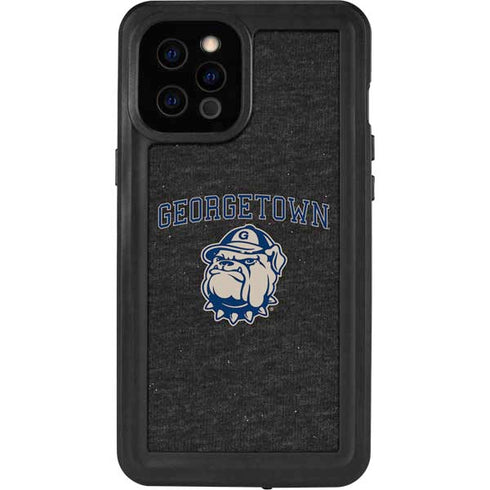 Georgetown University Hoyas Bulldog iPhone 12 Pro Max Waterproof Case