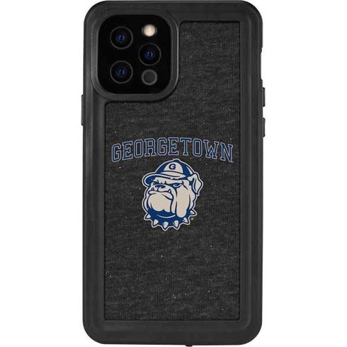 Georgetown University Hoyas Bulldog iPhone 12 Pro Waterproof Case