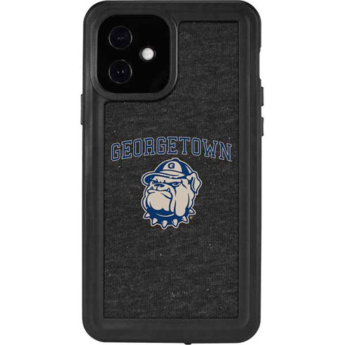 Georgetown University Hoyas Bulldog iPhone 12 Waterproof Case