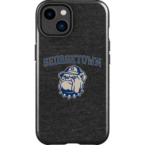 Georgetown University Hoyas Bulldog iPhone 15 Plus Impact Case