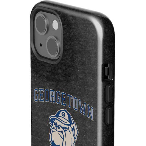 Georgetown University Hoyas Bulldog iPhone 15 Plus Impact Case