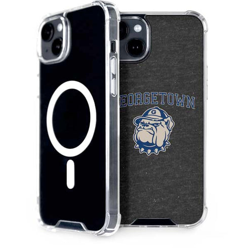 Georgetown University Hoyas Bulldog iPhone 15 Plus MagSafe Case