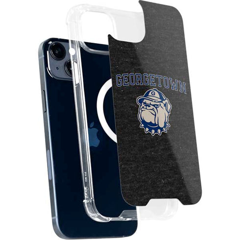 Georgetown University Hoyas Bulldog iPhone 14 Plus MagSafe Case