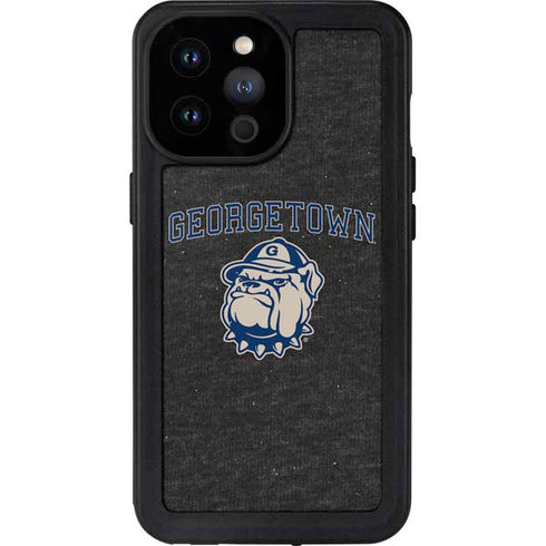 Georgetown University Hoyas Bulldog iPhone 14 Pro Max Waterproof Case