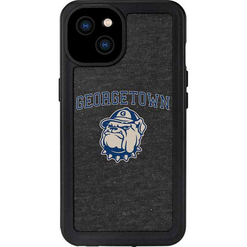 Georgetown University Hoyas Bulldog iPhone 15 Plus Waterproof Case
