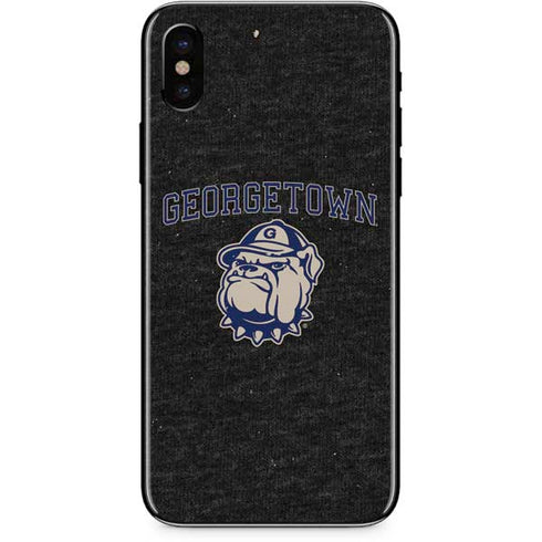 Georgetown University Hoyas Bulldog iPhone X Skin