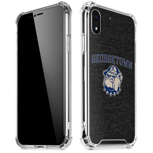 Georgetown University Hoyas Bulldog iPhone XR Clear Case