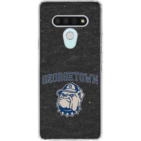 Georgetown University Hoyas Bulldog LG Stylo 6 Clear Case