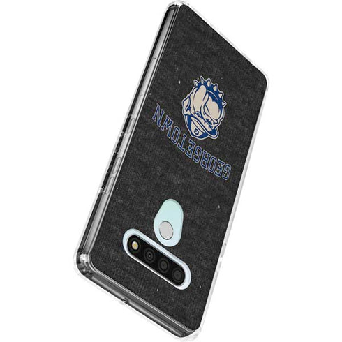 Georgetown University Hoyas Bulldog LG Stylo 6 Clear Case