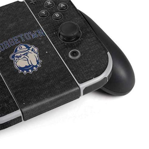 Georgetown University Hoyas Bulldog Nintendo Switch OLED (2021) Skin