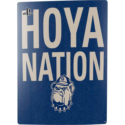Georgetown University Hoyas Bulldog PS5 Console Skin