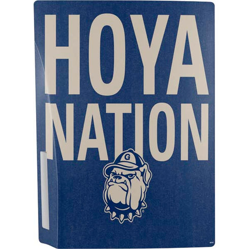 Georgetown University Hoyas Bulldog PS5 Console Skin
