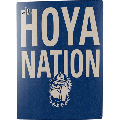 Georgetown University Hoyas Bulldog PS5 Digital Edition Console Skin