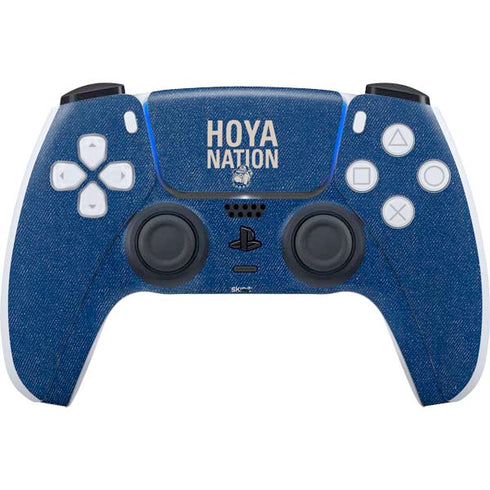 Georgetown University Hoyas Bulldog PS5 Controller Skin