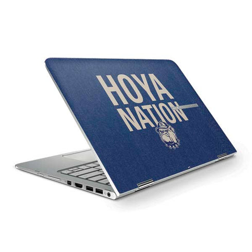 Georgetown University Hoyas Bulldog HP Spectre Skin
