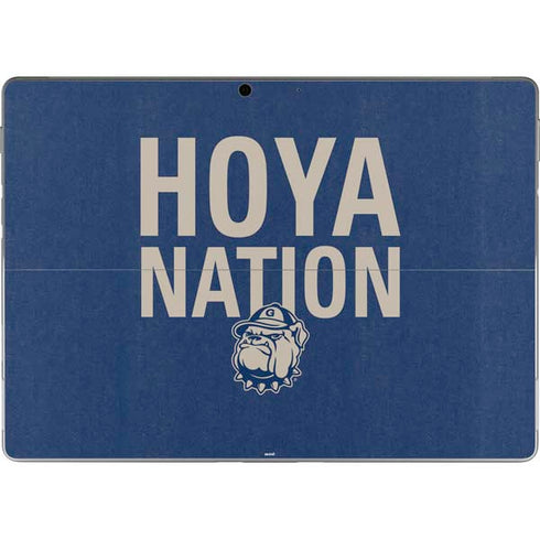 Georgetown University Hoyas Bulldog Surface Pro 8 Skin