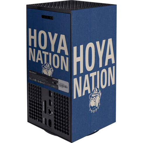 Georgetown University Hoyas Bulldog Xbox Series X Bundle Skin